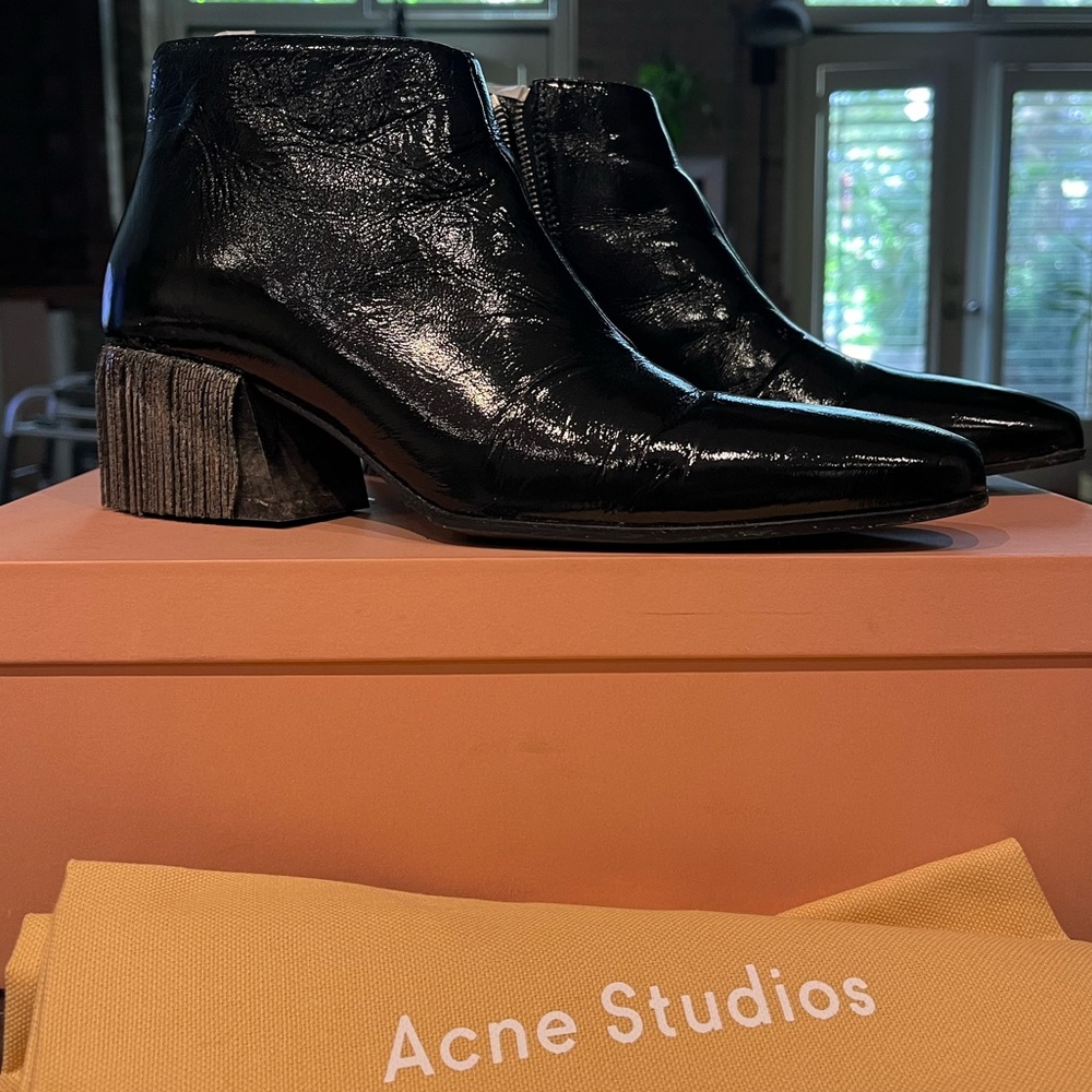 Acne Studios Ankle Boots with Tassle